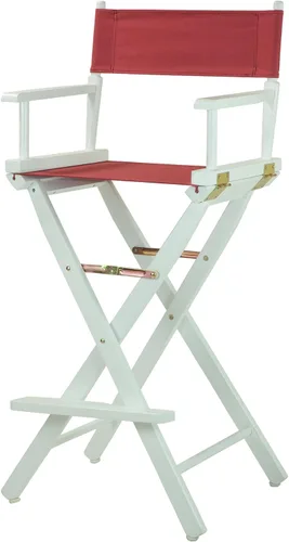 Miniatura 32 de Casual Home - Silla de director de 24 in, marco de roble miel, con lona color verde cazador, altura de mostrador Marco de roble miel - Madera maciza