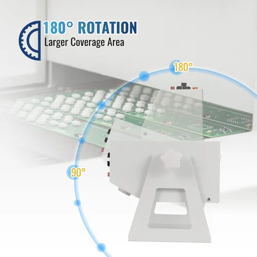 Miniatura 6 de Hanchen Soplador de aire ionizante ionizador antiestático Ventilador estático Ionizador de descarga estática electrostática Soporte de doble