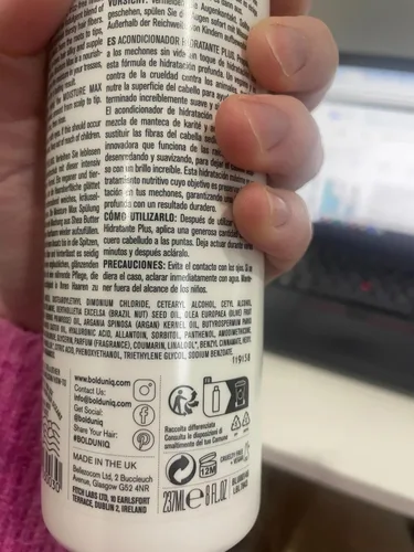 Miniatura 9 de Acondicionador hidratante e hidratante para cabello seco y cuero cabelludo. Nutre profundamente, desenreda y repara el cabello dañado, teñido