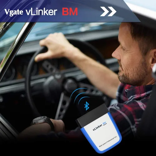 Miniatura 7 de Vgate vLinker BM OBD2 - Lector de código Bluetooth, herramienta de escaneo OBDII para Android y Windows, hecho para BimmerCode