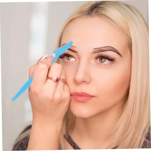 Miniatura 5 de Beavorty 4 unids removedor de vello facial de cejas afeitadora de pelo facial recortadora de cejas maquinilla de afeitar privada rasuradoras