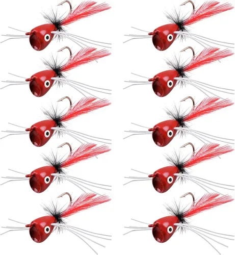 Miniatura 14 de OROOTL Kit de moscas para pesca con mosca, coloridos señuelos de pesca con mosca, flotadores de espuma, accesorios para trucha, panfish bluegill