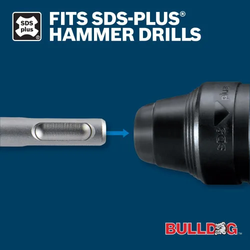 Miniatura 20 de Bosch HCK001 Juego de brocas para martillo rotativo SDS-Plus Bulldog de 7 piezas