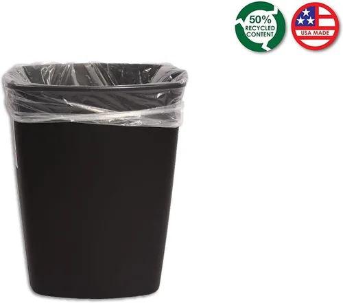 Miniatura 7 de RESILIA Bolsas de basura altas de 15 galones, 20 bolsas de reciclaje transparentes, 1 mil, 0.001 pulgadas de grosor, 24 x 33 pulgadas