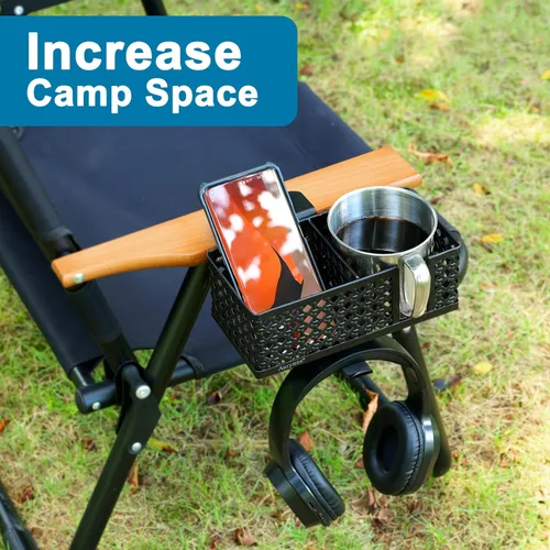 Miniatura 4 de Soporte para tazas de escritorio, gancho con clip, soporte para bolígrafo, organizador de escritorio, soporte para lápices, soporte para teléfono
