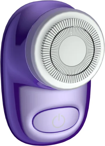 Miniatura 12 de Mini afeitadora eléctrica, afeitadora eléctrica de tamaño de bolsillo para hombres y mujeres, recargable, fácil de usar con un botón, portátil, Azul