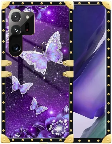 Miniatura 9 de Funda compatible con Samsung Galaxy S23 Ultra, J Crown Queen con estampado de leopardo de lujo, elegante, suave, TPU, a prueba de golpes, protección