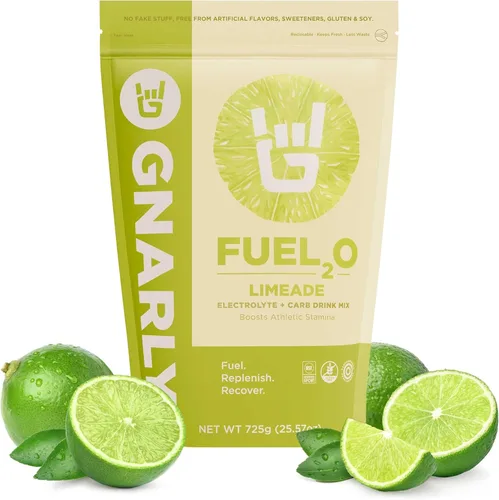 Miniatura 10 de Gnarly Nutrition Fuel2O Electrolítico en polvo, bebida naranja salada – Certificado NSF Sport – Solución de electrolitos, combustible, reposición