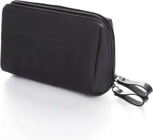 Miniatura 11 de Bolsa de belleza cosmética para el bolso de viaje práctico bolsa de maquillaje para mujeres niñas (), Un interior rojo