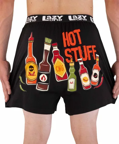 Miniatura 23 de Lazy One Divertidos boxers de animales, ropa interior humorística, novedosos pantalones cortos, regalos de broma para hombres
