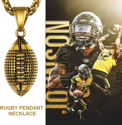 Miniatura 2 de GOLDCHIC JEWELRY Sport Necklace for Men Boys, Customized Unisex Stainless Steel Baseball Cross necklaceSoccerFootballBasketball Necklace with Chain