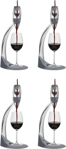 Miniatura 8 de Vinturi Aireador de Vino Deluxe Essential Vertedor de Vino Tinto y Juego de Soporte de Torre Decantador Airea Fácil y Convenientemente el Vino por