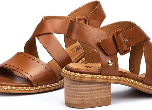 Miniatura 8 de PIKOLINOS Sandalias de tacón de cuero BLANES W3H