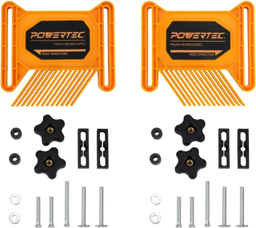 Miniatura 3 de POWERTEC Tablas de plumas universales y tablas de plumas para valla paquete de accesorios para carpintería (paquete de 2)
