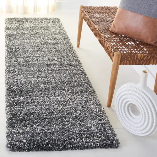 Miniatura 34 de SAFAVIEH Hudson Shag Collection - Alfombra decorativa de 2 x 3 pies, color marfil y azul marino, no desprende pelusa y de fácil cuidado, 2 pulgadas
