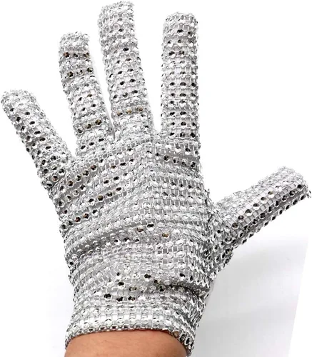 Miniatura 3 de Guantes de lentejuelas con diamantes de imitación para adultos, guantes de disfraz brillantes para fiestas, espectáculos, Halloween, Navidad