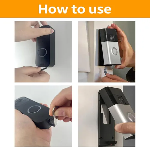 Miniatura 4 de Herramienta de extracción de timbre de video, actualización de metal con llavero, compatible con timbre de batería (2024), herramienta de apertura