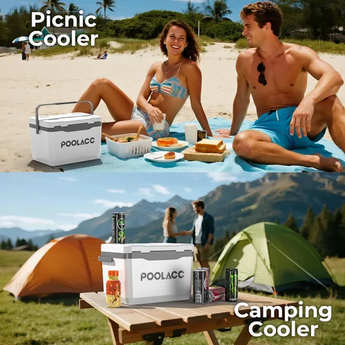 Miniatura 4 de Portable Personal Cooler, Poolside Ice Chest Fits INTEX Pools, Hard-Sided Cooler, Bonus Ice Pack Included, For Above Ground Pool or Spa