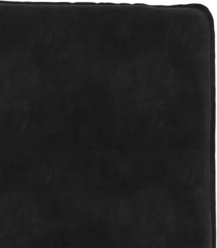 Miniatura 8 de Modern Black Velvet Dining Chair Set of 4, Compact Rectangular Design for Small Spaces, Sturdy Metal Frame and Plush Seating for Dining Room Kitchen