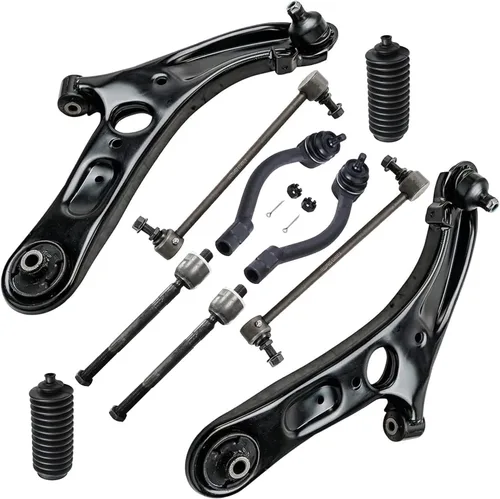 Miniatura 111 de Detroit Axle - Kit de suspensión frontal de 10 piezas para Jeep 2002-2004 Liberty, 2 brazos de control superiores con rótula 2 rótulas inferiores, 4
