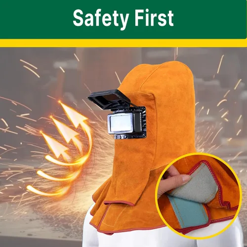 Miniatura 6 de T TOVIA Gafas de soldador LCD y casco de soldadura con protección solar de seguridad lentes de oscurecimiento automático para lugares de trabajo