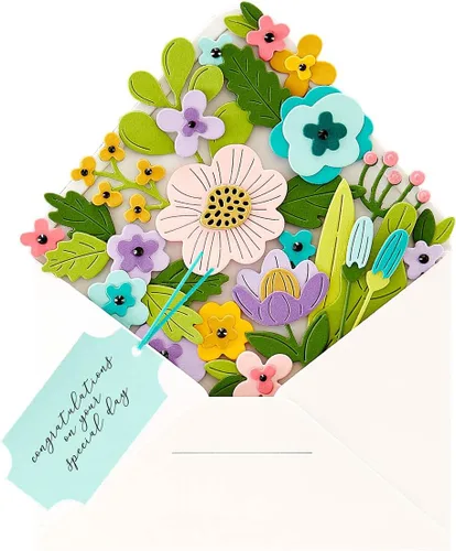 Miniatura 5 de Spellbinders STP-211 - Juego de sellos transparentes sobre de Wonder Sentiments de The Envelope of Wonder Collection