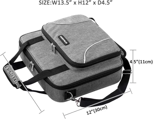 Miniatura 4 de MYBAGZING Bolsa Grande para Proyectos de Bordado - Organizador de Suministros para Punto de Cruz - Bolsa para Kits de Bordado - Almacenamiento