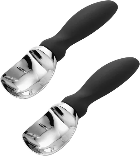 Miniatura 23 de Spring Chef - Cuchara para helado resistente con mango cómodo - Cuchara profesional para helado para gelato, sorbete, masa de galletas, melón, yogur
