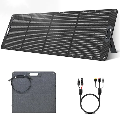 Miniatura 7 de Panel Solar Portátil de 54W, Cargador Solar Plegable de Alta Eficiencia del 23% con Salida DC Dual USB-A/Tipo-C IP65 Impermeable Compatible