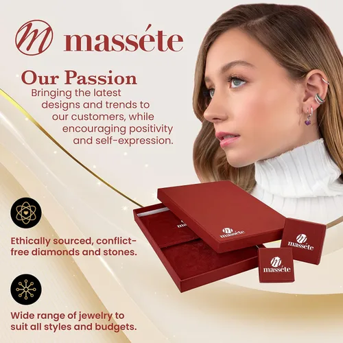 Miniatura 7 de Aretes de diseño de bola, con cierre de rosca, dorados, de alto pulido