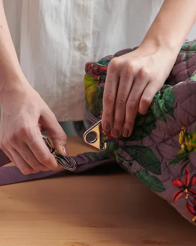 Miniatura 6 de Maison d' Hermine Bolsa de viaje acolchada de 100% algodón, bolsa de fin de semana, equipaje de fin de semana, bolsa de gimnasio para hombres