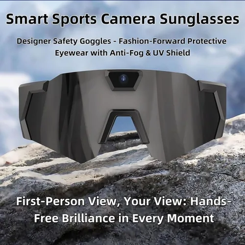 Miniatura 3 de POV - Lentes de sol de béisbol 4K con cámara, lentes de cámara inteligente para hombres y mujeres, gafas de sol con cámaras con tarjeta SD de 32 GB
