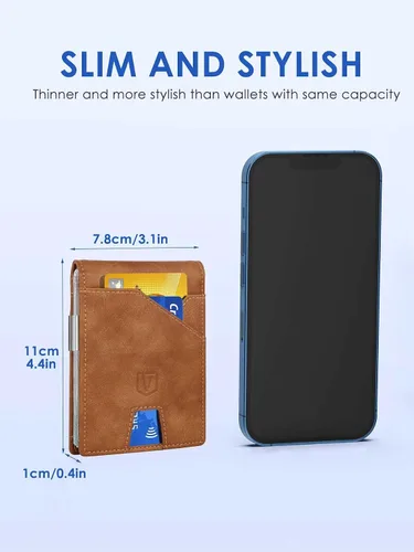 Miniatura 4 de Cartera delgada para hombres, regalos de calcetines de Navidad, regalos para hombres y él, regalos de elefante blanco para adultos, marido, novio