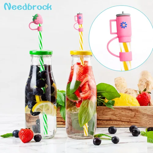 Miniatura 5 de Stanley - 8 fundas para popotes para vasos Stanley de 30 y 40 onzas, tapas de popote en varias formas, regalos para adolescentes, mujeres y niñas