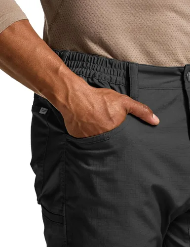 Miniatura 18 de CQR – Pantalones tácticos elásticos tipo cargo para hombre, resistentes al agua, de tela ripstop (antidesgarros), ligeros, ideales para uso diario