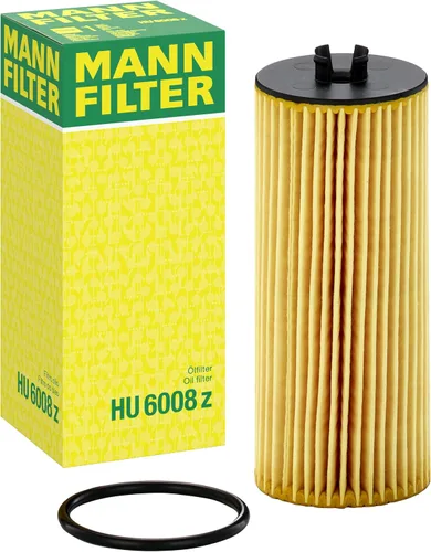 Mann Filter Reemplazo del filtro de aceite del cartucho HU 6008 z compatible con Mercedes-Benz AMG GT Series, C Series AMG, CLA45 AMG, E63 AMG S, G
