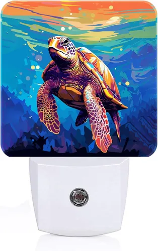Miniatura 24 de Northern Lights - Luz nocturna enchufable, lámpara nocturna con sensor automático, lámpara de noche del atardecer al amanecer, decoración del hogar