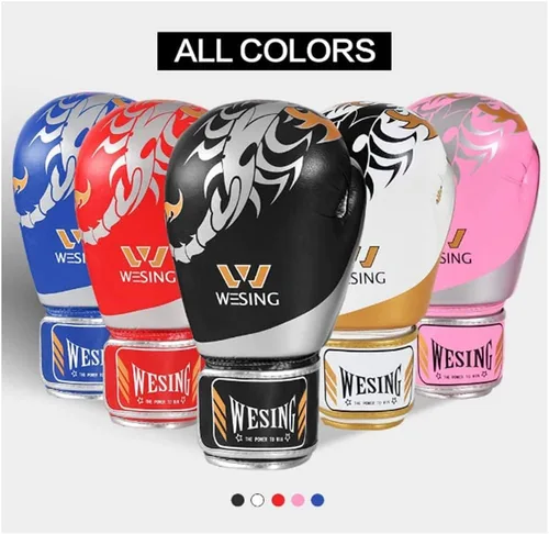 Miniatura 6 de Wesing - Guantes de boxeo para niños y niñas, guantes de boxeo de 6 onzas para niños de 5 a 12 años, guantes de entrenamiento de boxeo para hombres