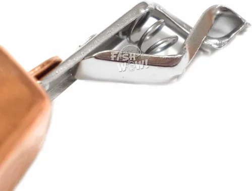 Miniatura 5 de 10 unids Pesca de cobre Campana de alerta con pinza de águila clips cebos alarma campanas
