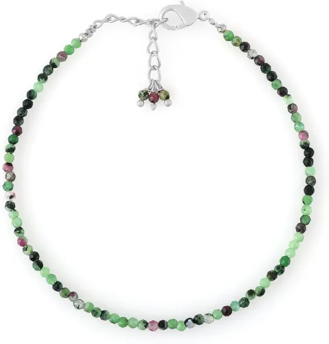 Miniatura 8 de TGH Pulsera de cuentas naturales con piedras preciosas microfacetadas, joyería para ella, cristales curativos energéticos de piedra natal, cadena