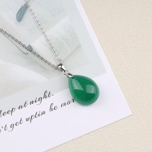 Miniatura 5 de GAVU Collar de cristal curativo de lágrima Piedra