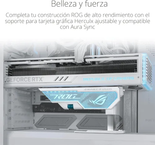 Miniatura 6 de ASUS ROG Herculx Porta tarjeta gráfica Edición Blanca