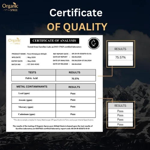Miniatura 6 de ORGANIC SPREE Resina Shilajit de 0.70 onzas (0.70 onzas) de resina con más de 85 oligominerales, 75% más de ácido fúlvico, apoya la energía