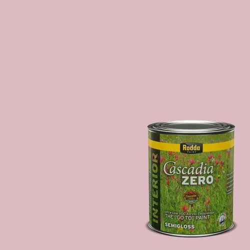 Miniatura 144 de Rodda Paint CASCADIA ZERO - Pintura satinada e imprimación para interiores en uno, 1 galón, Lady Flower Flor de señora