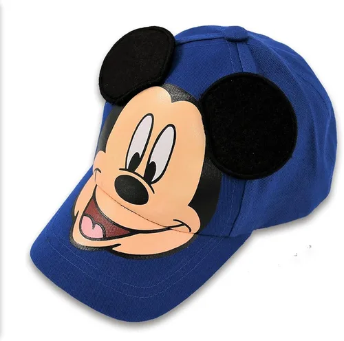 Miniatura 8 de Disney Gorra de béisbol de Mickey Mouse para niños, con orejas 3D, correa trasera curvada (4-7), Azul