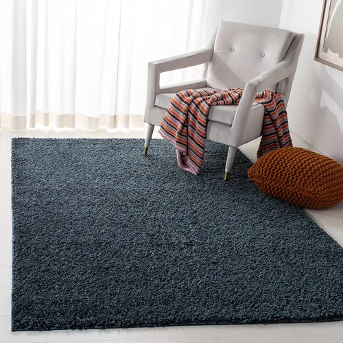 Miniatura 12 de SAFAVIEH Arizona Shag Collection ASG820A - Alfombra de pasillo, 2 pies 3 pulgadas x 6 pies, color crema, diseño sólido, no desprende pelusa y fácil