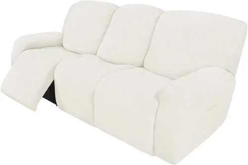 Miniatura 15 de Easy-Going - Funda elástica para sofá reclinable y sofá cama, 6 piezas, protector de muebles, suave, parte inferior elástica, tela jacquard