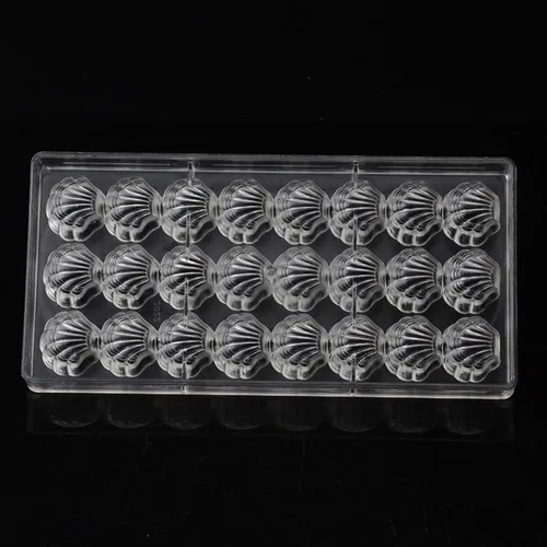 Miniatura 6 de Molde de policarbonato para chocolate, molde de caramelo de bricolaje, plástico duro transparente, utensilios de repostería y pastelería (19308)