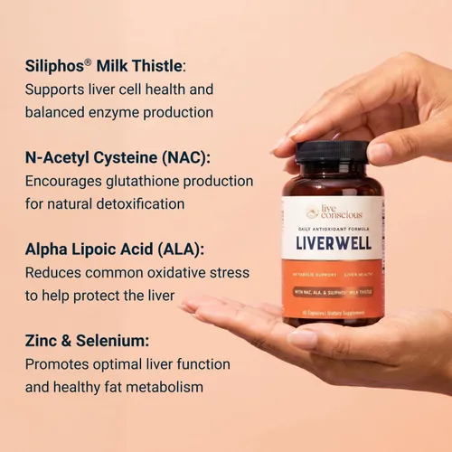 Miniatura 2 de LiverWell - Limpieza hepática, rejuvenecimiento, apoyo metabólico, suplemento hepático para la salud hepática con extracto de cardo mariano