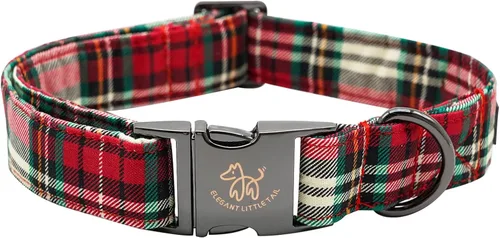Miniatura 21 de Elegant Little Tail - Collar para perro de otoño, collar floral naranja duradero para perros medianos, ajustable para mascotas macho o hembra